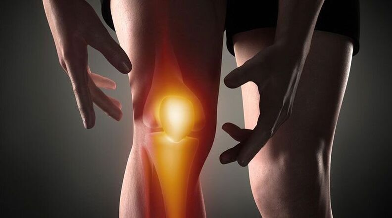 Disorders of metabolic processes in the structures of the joint can provoke knee pain