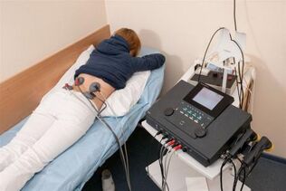 Electrophoresis to treat lower back pain and relieve inflammation